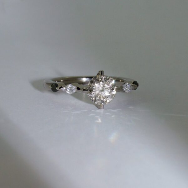 Siena-bespoke-salt-and-pepper-diamond-engagement-ring-5-Lizunova-Fine-Jewels-jeweller-Sydney-NSW-Australia