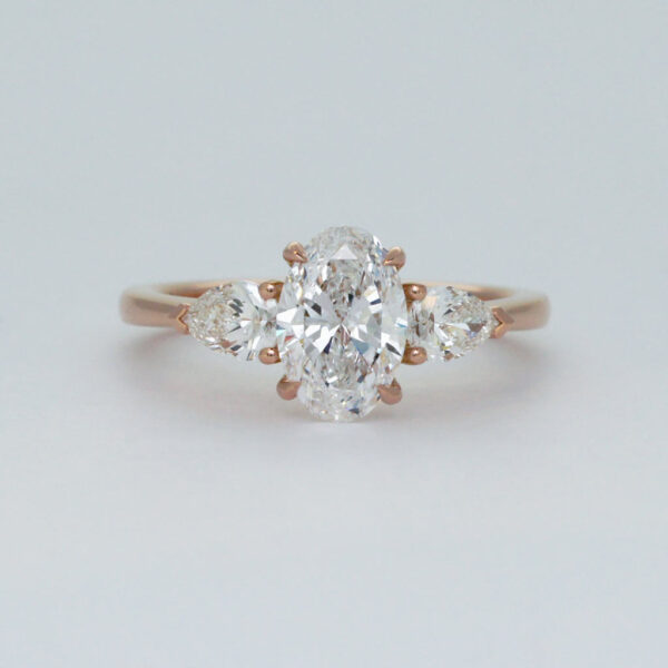 Sofia-oval-diamond-trilogy-rose-gold-engagement-ring-2-Lizunova-Fine-Jewels-Sydney-NSW-Australia