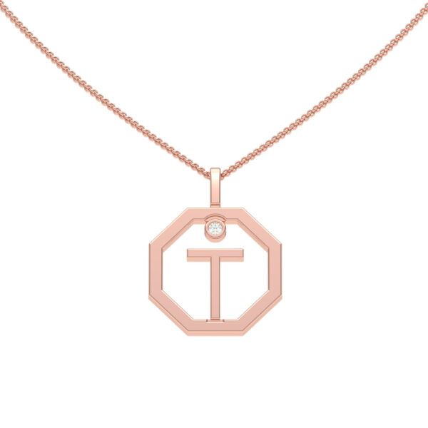 Personalised-Initial-T-diamond-rose-gold-pendant-by-Sydney-jewellers-Lizunova