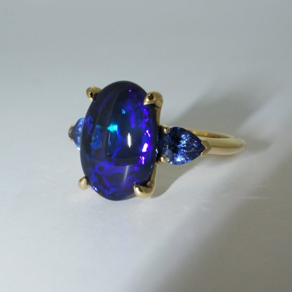 Tessa-Engagement-ring-opal-sapphire-4-Lizunova-Fine-Jewels-Sydney-jeweller-NSW-Australia