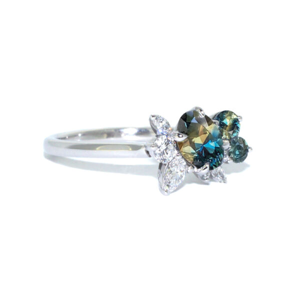 Bespoke-asymmetric-sapphire-sapphire-diamond-engagement-ring-Lizunova-Fine-Jewels-Sydney-jeweller-2_1