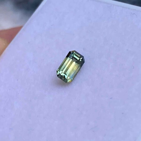 emerald-cut-australian-green-parti-sapphire-custom-engagement-ring-Sydney-jeweller-Lizunova-Fine-Jewels